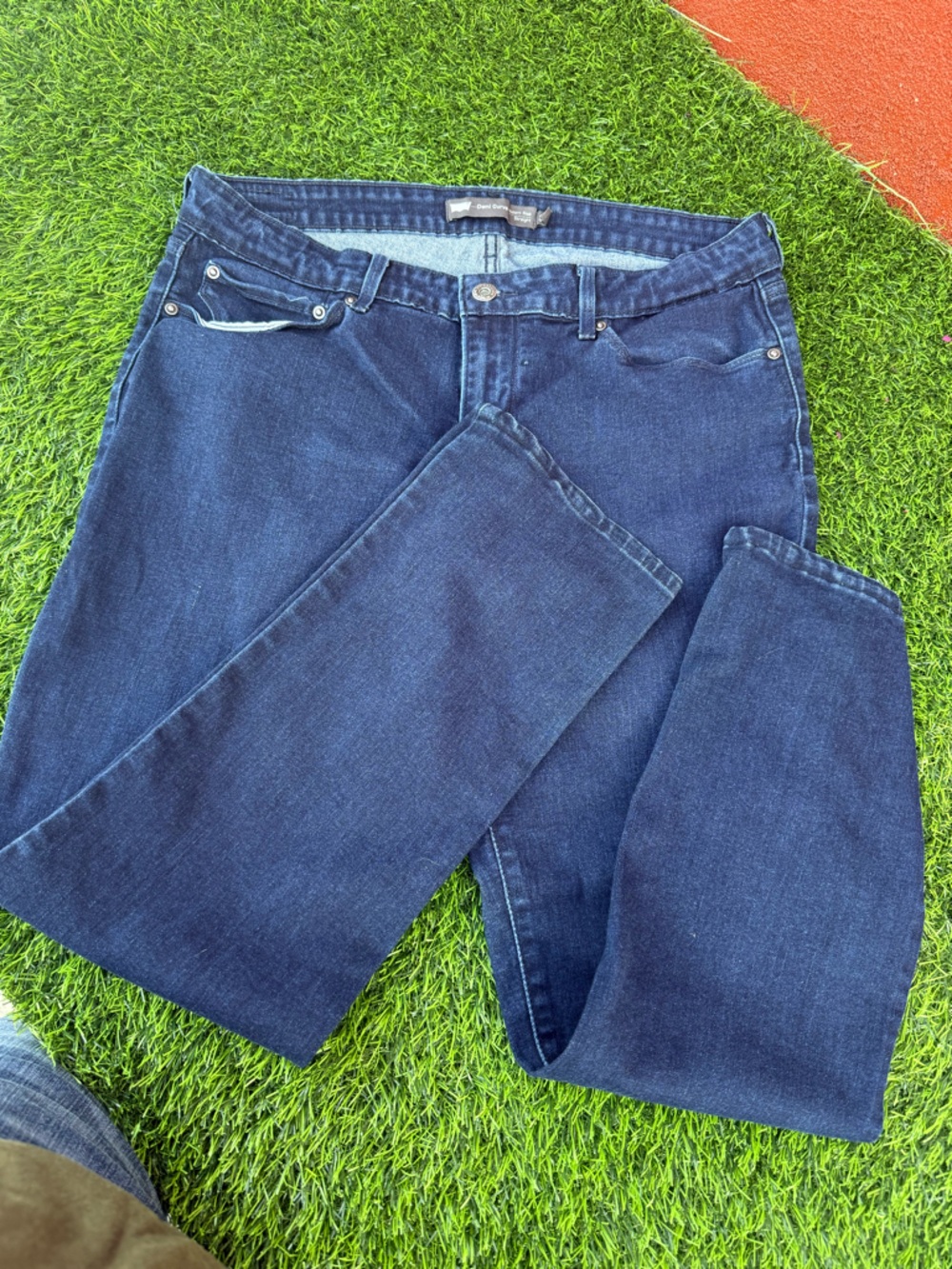 Levi's Demi Curve Women's Jeans - Dark Indigo - Picture 5 of 10